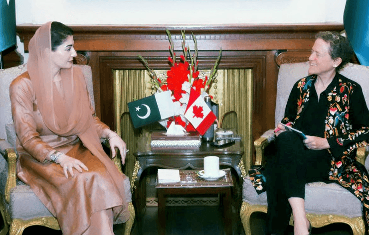 Punjab CM Maryam, Canadian High Commissioner discuss economic relations