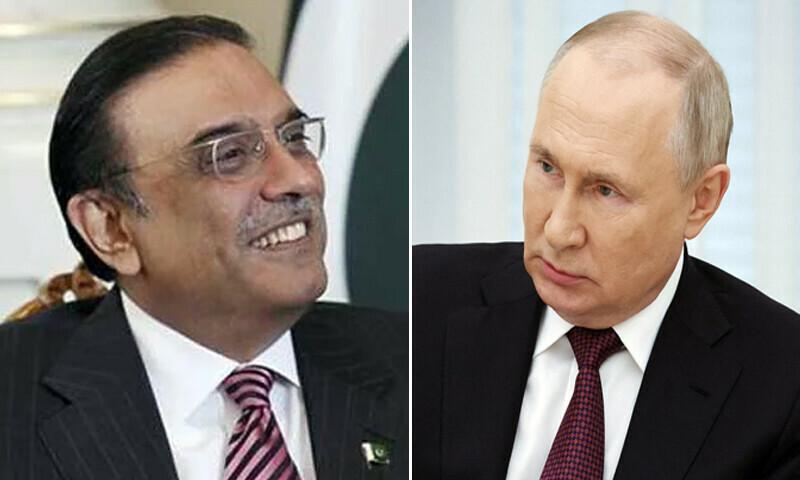 Putin congratulates Asif Zardari for being president