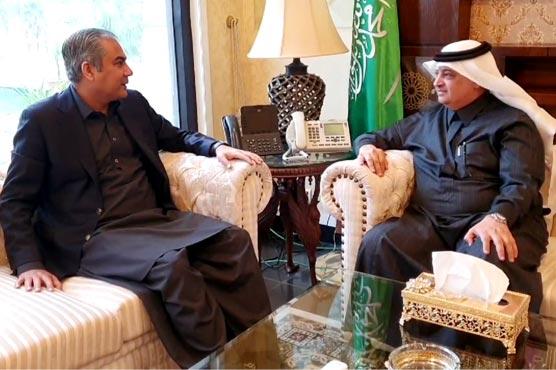 Mohsin Naqvi meets Nawaf bin Said Al-Malki