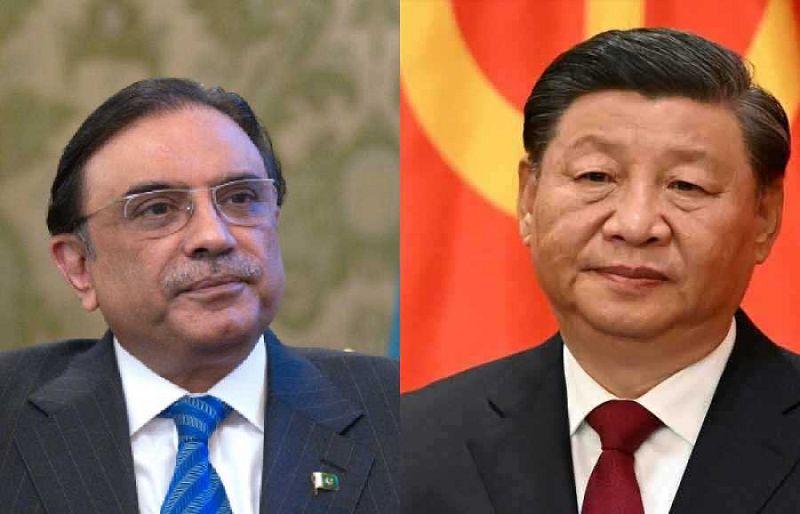 Zardari vows to work closely with Chinese counterpart