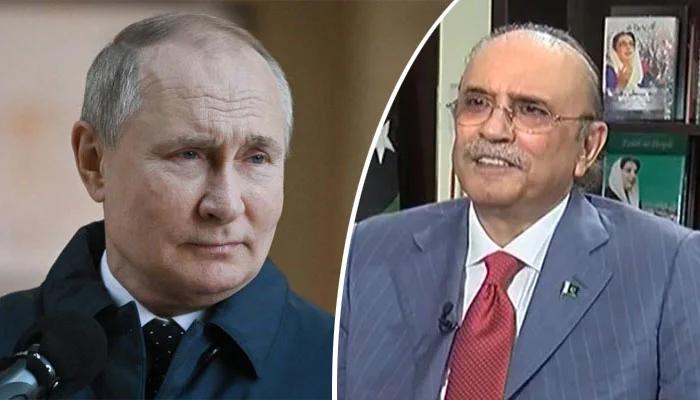 President Zardari congratulates Putin on assuming office   