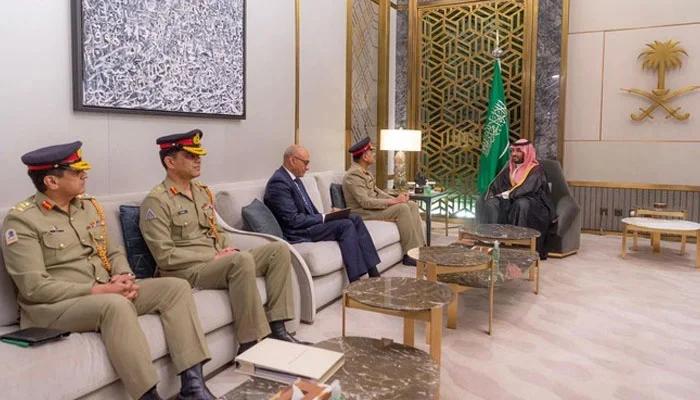 COAS Asim Munir meets Saudi prince Muhammad Bin Salman