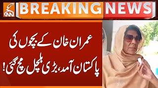 Alema Khan's Give BOLD Statement Regarding Imran Khan's Sons | Breaking News | GNN
