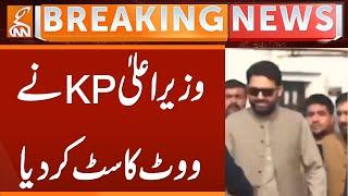 CM KP Sohail Afridi Casted Vote | Breaking News | GNN
