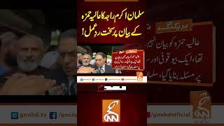 سلمان اکرم راجہ کا عالیہ حمزہ کے بیان پرسخت ردِ عمل ! #gnn #news #breaking #pti #salmanakramraja