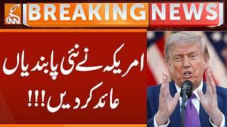 United States has imposed new sanctions Put it down!!! | Breaking News | GNN