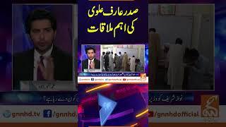 صدر عارف علوی کی اہم ملاقات Face to Face | #videoshort #gnn