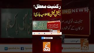 رکنیت معطل؟الیکشن کمیشن کا اعلامیہ جاری!#gnn #news #breaking #electioncommission #latest #update