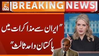 Pakistan is The Sole Mediator in Talks with Iran, White House Spokesperson | Breaking News | GNN