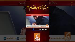 مریم نواز کا بڑا اقدام!! #gnn #maryamnawaz #pmln #breakingnews #newsupdates #latest