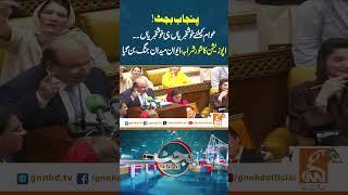 پنجاب بجٹ!عوام کیلئے خوشخبریاں ہی خوشخبریاں۔۔ #gnn #news #breaking #budget #punjab #latest #updates