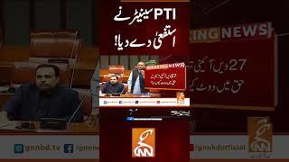 پی ٹی آئی سینیٹر نے استعفیٰ دے دیا #gnn #news #breaking #pti #latest #updates