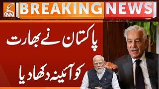 Khawaja Asif Strict Statement about India | Breaking News | GNN