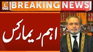 Justice Jamal Mandokhail Important Remarks | Breaking News | GNN