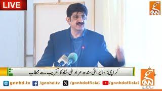 LIVE | CM Sindh Murad Ali Shah Speech at Ceremony | GNN