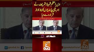 وزیر اعظم شہباز شریف نے امریکی پابندیوں کو بلا جواز قرار دے دیا  #gnn #breakingnews  #khabarhai