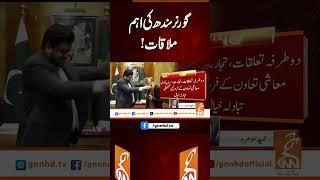 گورنر سندھ کی اہم ملاقات!#Gnn #Latestupdates #News  #SindhGovernor #internationalrelations