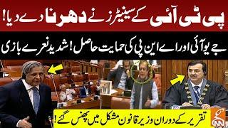 PTI Senators Sit-in! | Opposition Vs Govt | Opposition Get Support From JUI And ANP! | Law Minister