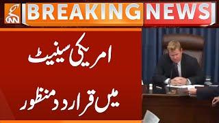 Resolution Passed in American Senate | Breaking News | GNN