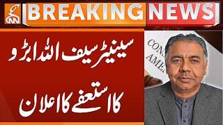 27th Constitutional Amendment - Senator Saifullah Abro Announces Resignation from Senate