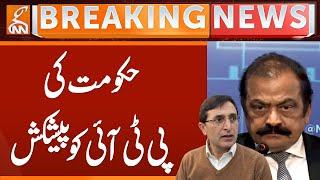 Government's Offer to Tahreek-e-Insaf | Breaking News | GNN