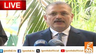 LIVE | PPP Leader Sharjeel Memon Media Talk | GNN