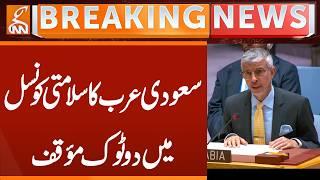Saudi Arabia's ambiguous stance in Security Council | Breaking News | GNN