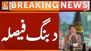 CM Punjab Great Decision | Breaking News | GNN