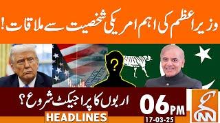 PM Meeting With American Delegation | News Headlines | 06 PM | 17 March 2025 | GNN
