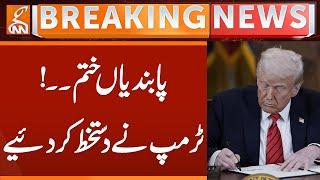 Bans are Over | Donald Trump Signs Executive Orders | Breaking News | GNN