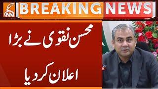 Moshin naqvis Big statement  | Breaking News | GNN