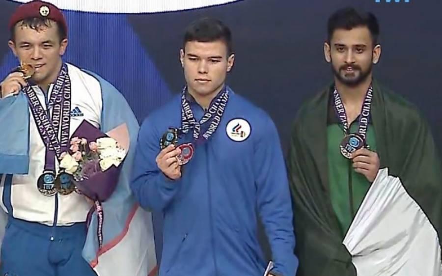 طلحہ طالب نے ورلڈ ویٹ لفٹنگ چیمپیئن شپ تمغہ جیت لیا