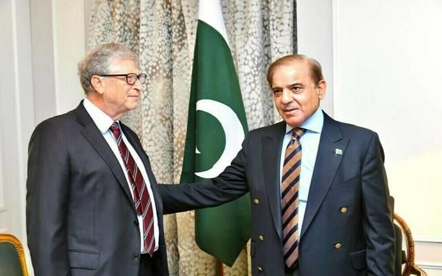 وزیراعظم شہباز شریف سے بل گیٹس کی ملاقات