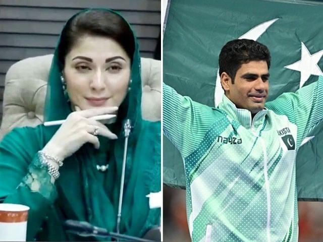 وزیراعلیٰ پنجاب کا گولڈ میڈلسٹ ارشد ندیم کے لیے 10 کروڑ روپے انعام کا اعلان