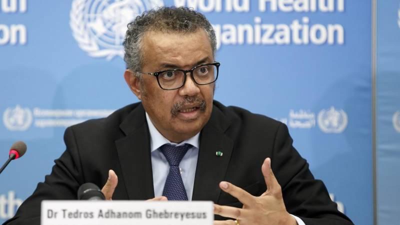 WHO chief warns about 'tsunami of cases' from COVID-19 variants