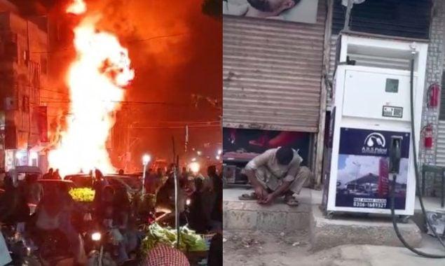 شاہ فیصل 3 نمبر میں آتشزدگی ، وزیراعلی سندھ کا نوٹس