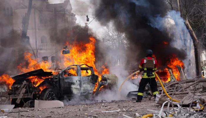 روس کا یوکرین پر بیلسٹک میزائل  سے حملہ،31 ہلاک متعدد زخمی
