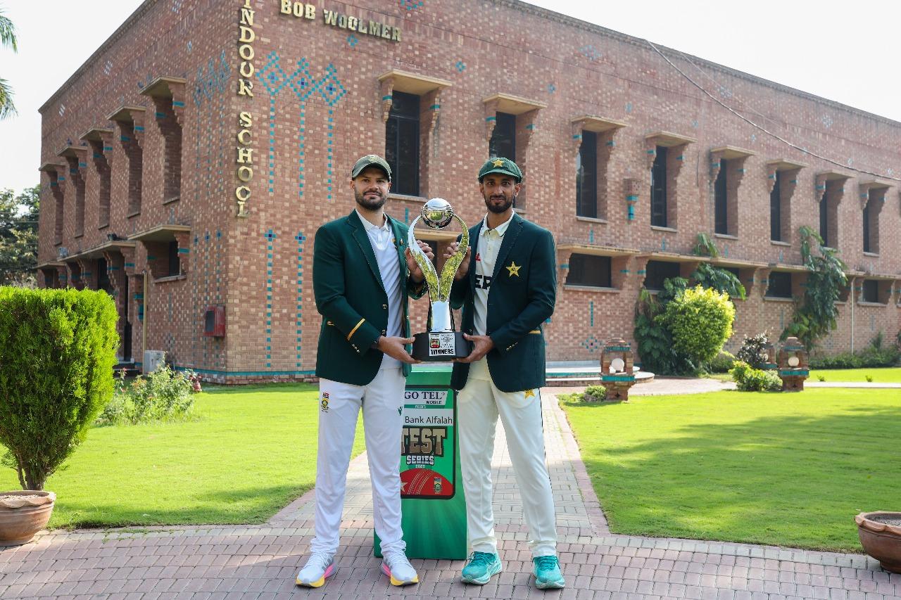 Pakistan-South Africa Test series trophy unveiled