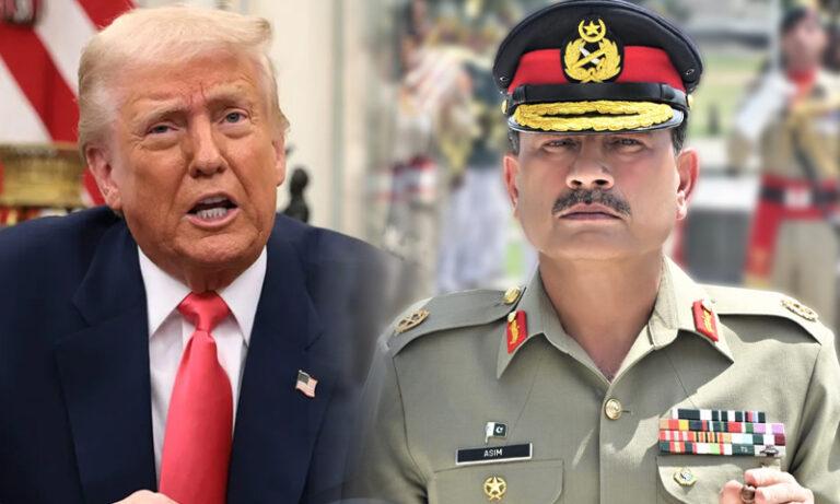 ڈونلڈ ٹرمپ نے آرمی چیف عاصم منیر کو پسندیدہ فیلڈ مارشل قرار دے دیا