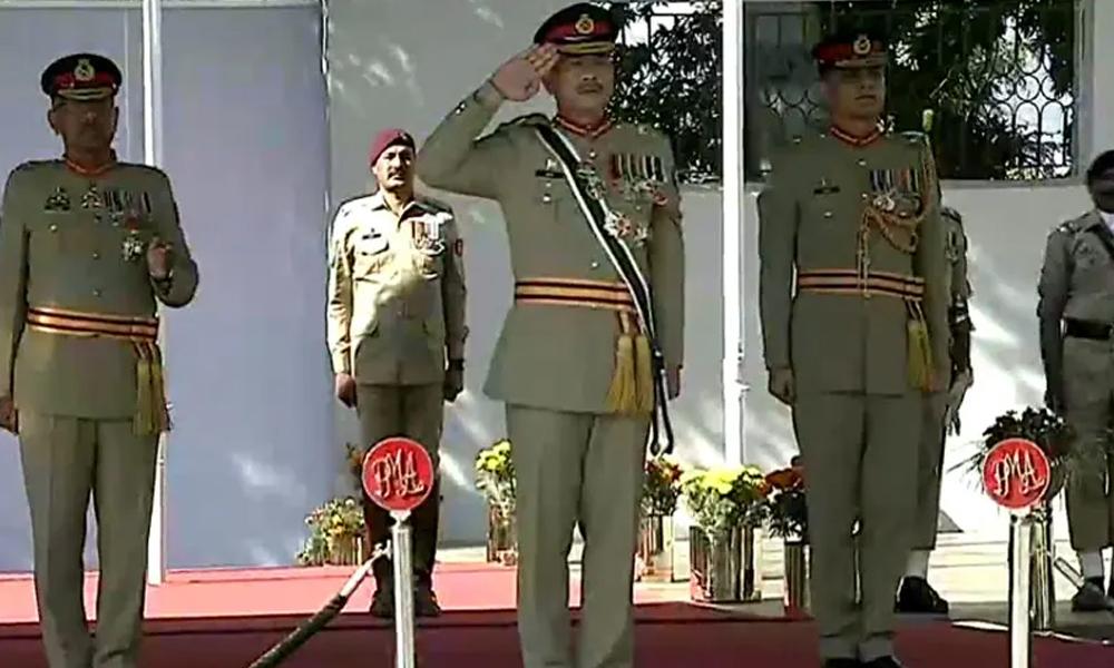 Passing out parade at PMA Kakul, Field Marshal attends as special guest
