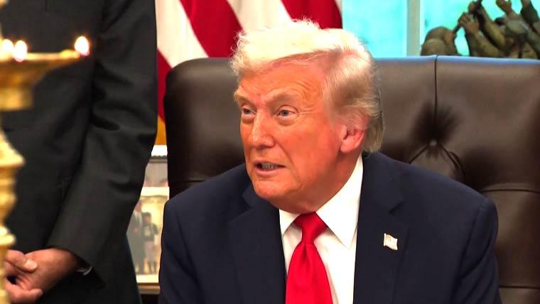 There should be no war with Pakistan, issues can be resolved through trade, Trump tells Modi