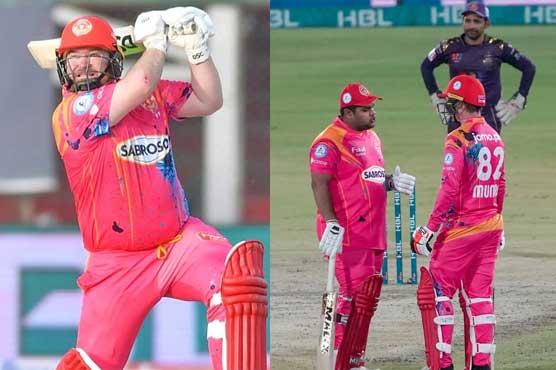 پی ایس ایل 7: اسلام آباد یونائیٹڈ کا کوئٹہ گلیڈی ایٹرز کو جیت کیلئے 230 رنز کا ہدف