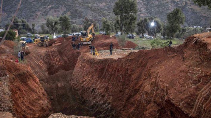 Five-year-old trapped in 32m Morocco well for days