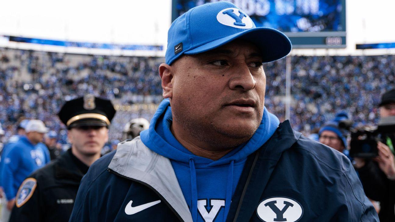 Sources: BYU coach Sitake focus of PSU search