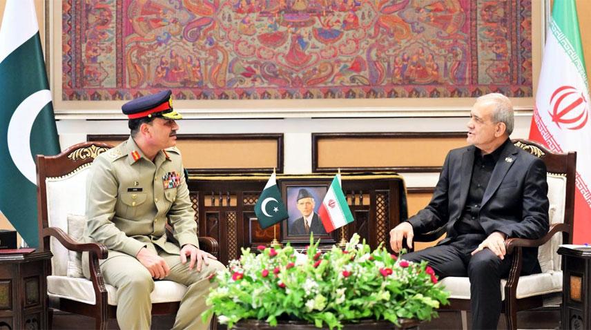 In meeting with FM Munir, Iranian President lauds Pakistan’s role in promoting regional peace