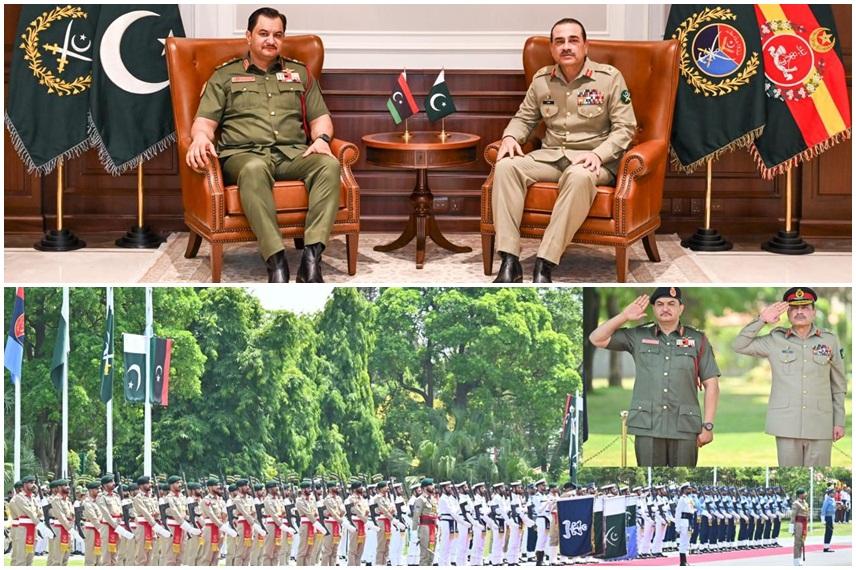 Field Marshal, Libyan Commander discuss matters of mutual interest