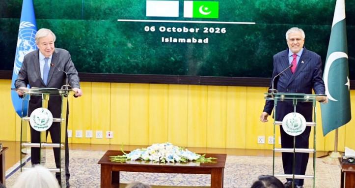 UN chief lauds Pakistan’s efforts to promote dialogue, mediation