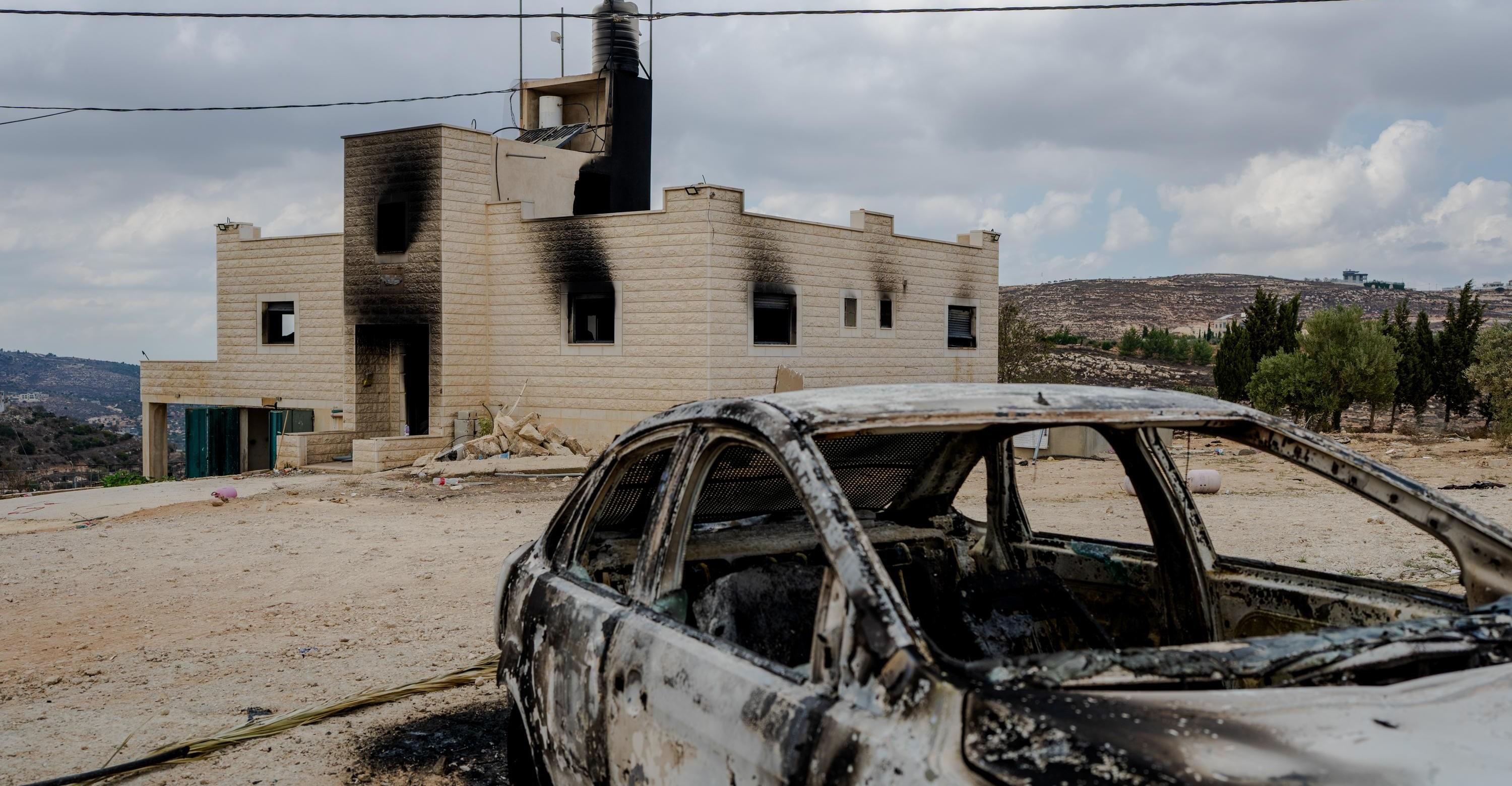 Who are the violent Israeli settlers in the West Bank?