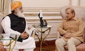 مولانا فضل الرحمان کا شہباز شریف سے ٹیلیفونک رابطہ، سیاسی صورتحال پر گفتگو