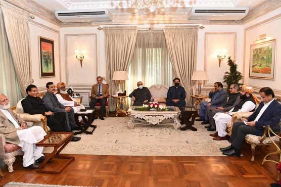 آصف علی زرداری اورمولانا فضل الرحمان کی شہباز شریف کی رہائش گاہ پر بیٹھک